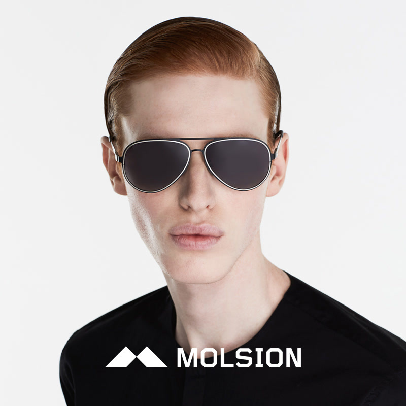 陌森（Molsion）太阳镜 男士飞行员司机驾驶镜