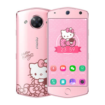 Meitu 美图M8 Hello Kitty 特别版 64GB 樱花粉 自拍美颜 全网通 移动联通电信4G手机