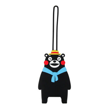 酷MA萌（KUMAMON）创意礼品 戴草帽的熊本熊行李牌