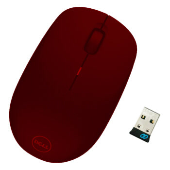 戴尔（DELL）WM126 戴尔无线光电鼠标（红） 无线鼠标