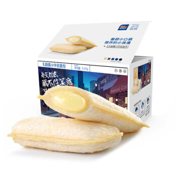 三只松鼠营养早餐口袋面包网红零食饼干蛋糕乳酸菌小伴侣面包520g整箱装