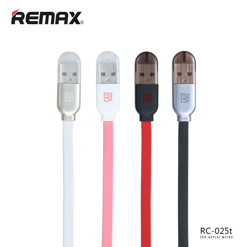 Remax睿量 苹果+安卓手机二合一数据线  USB一拖二数据充电线