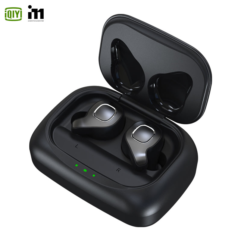爱奇艺i71 蓝牙耳机双耳入耳式真无线运动跑步智能语音耳机IQD50