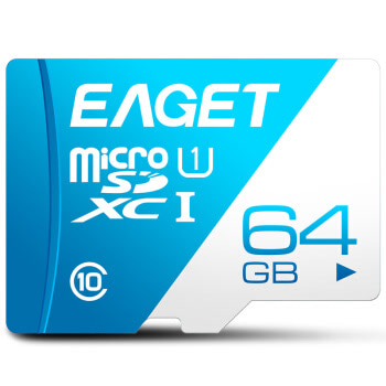 忆捷(eaget)t1 64gb class10高速手机内存卡 microsdhc uhs-i平板电脑